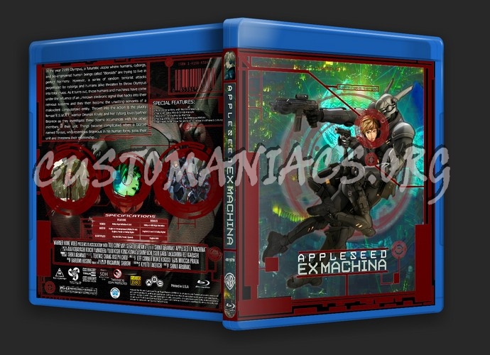 Appleseed Ex Machina blu-ray cover