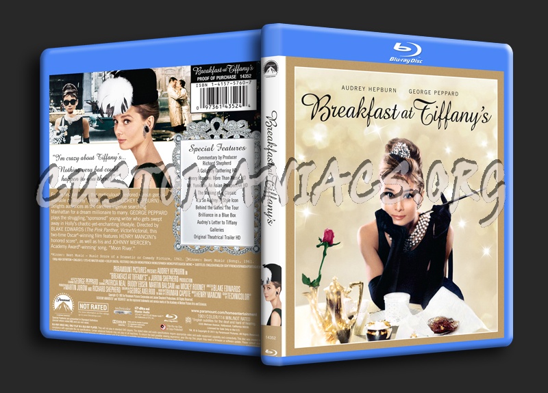 Breakfast at Tiffany's blu-ray cover