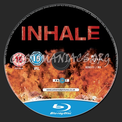 Inhale blu-ray label