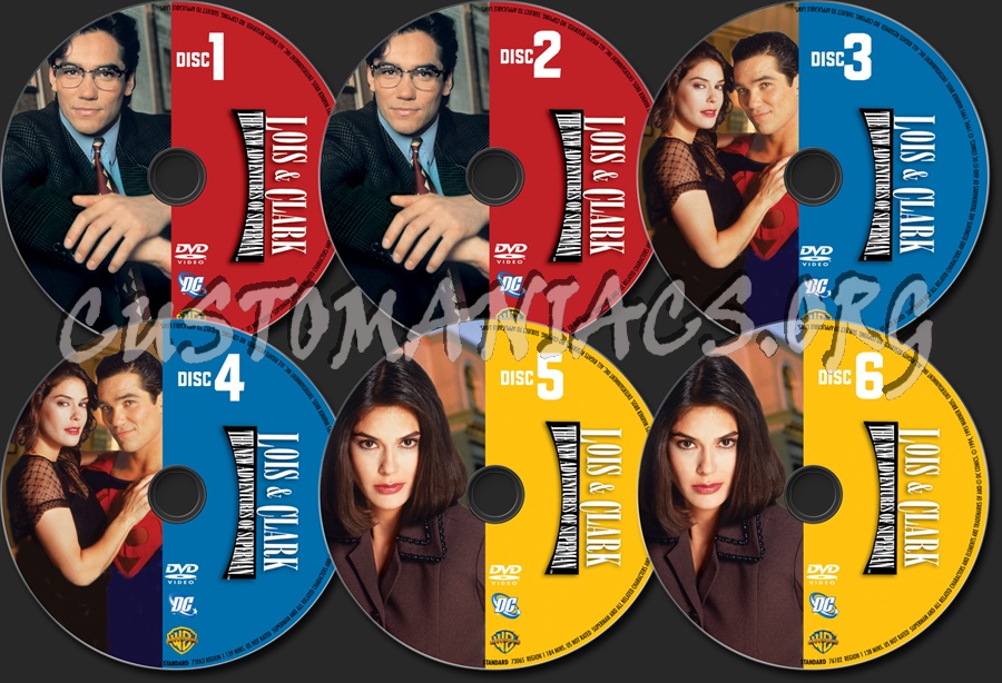 Lois & Clark Season 2 dvd label