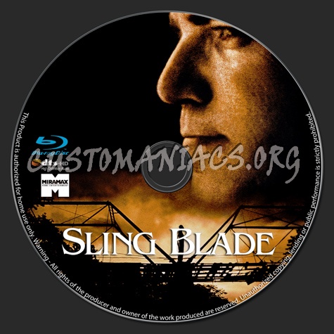 Sling Blade blu-ray label