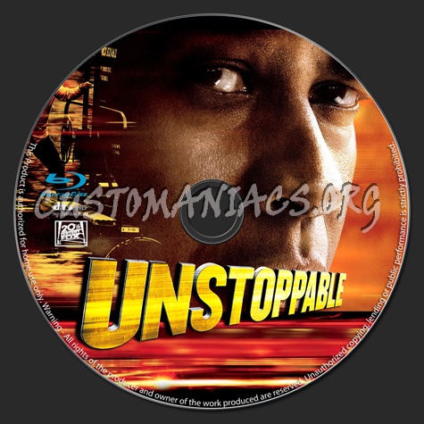 Unstoppable blu-ray label