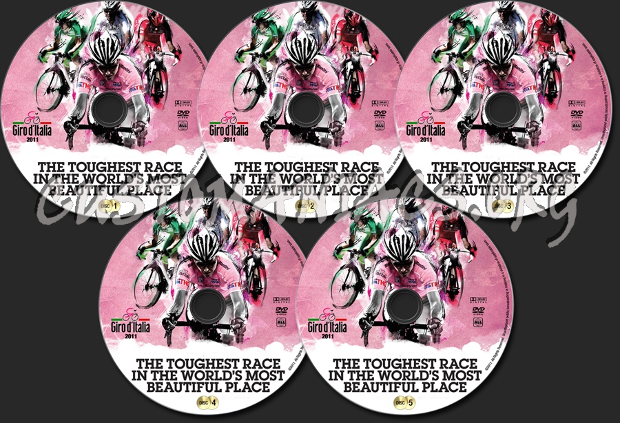 Giro D' Italia 2011 dvd label