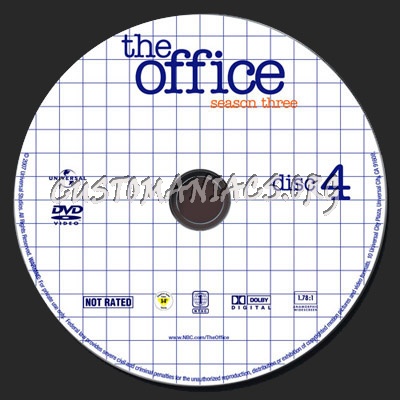 The Office Season 3 dvd label