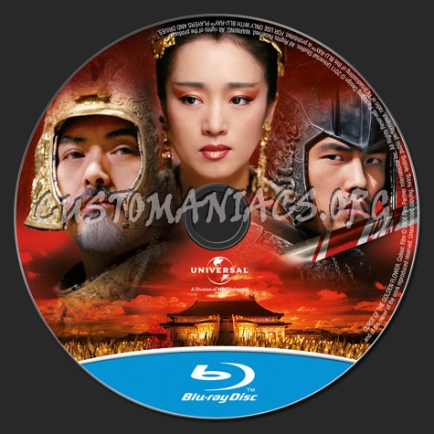 Curse of the Golden Flower blu-ray label