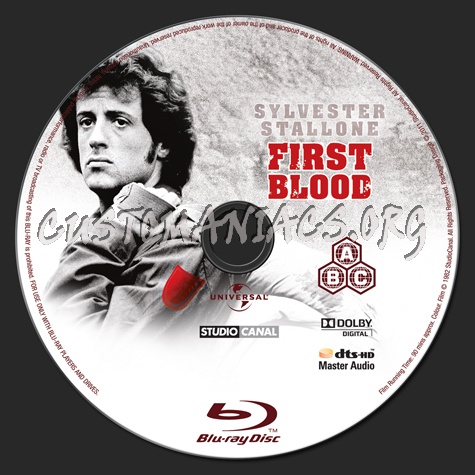 First Blood blu-ray label