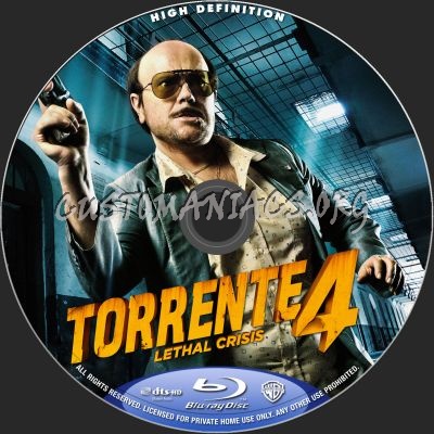 Torrente 4 blu-ray label