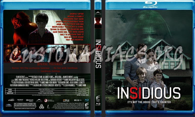 Insidious blu-ray cover