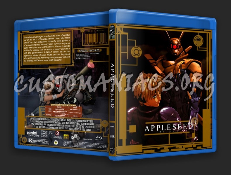 Appleseed blu-ray cover