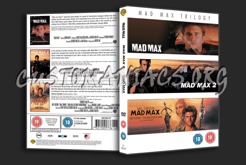 Mad Max Trilogy dvd cover