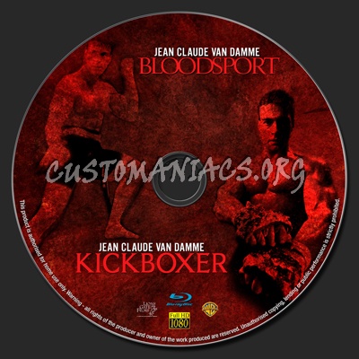 Kickboxer - Bloodsport blu-ray label