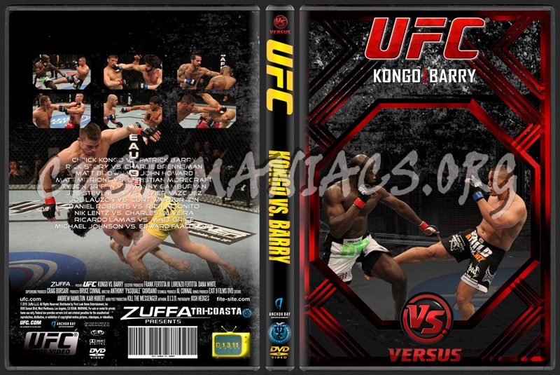 UFC on Versus 4 Kongo vs. Barry dvd cover