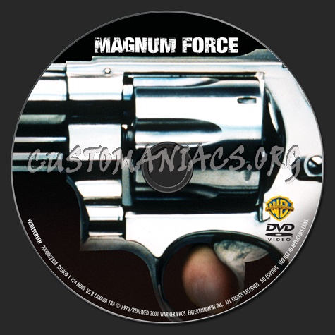 Magnum  Force dvd label