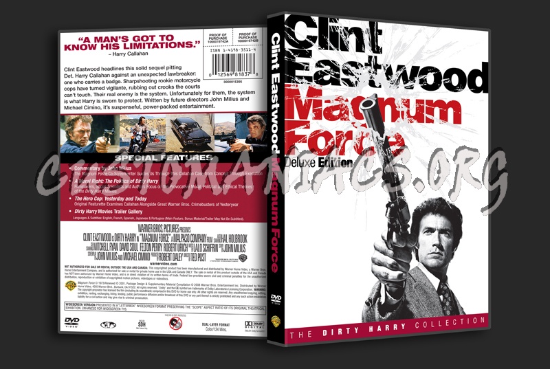 Magnum  Force dvd cover