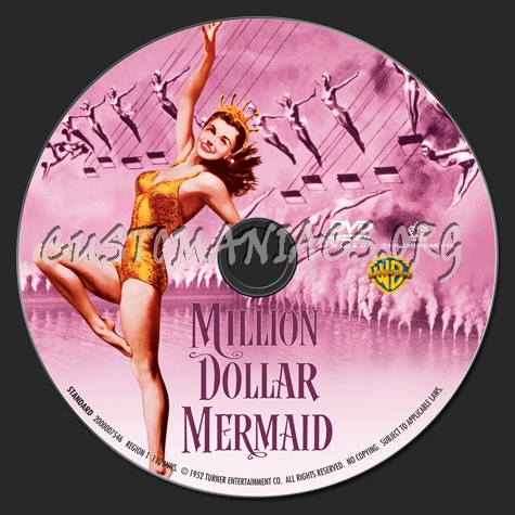 Million Dollar Mermaid dvd label