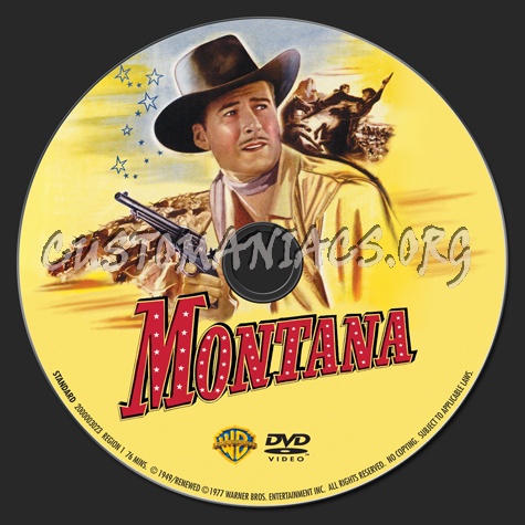 Montana dvd label