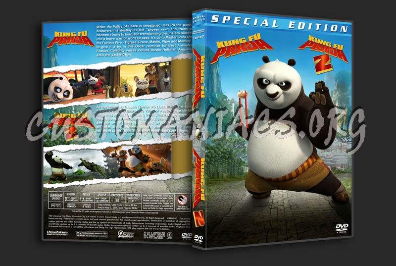 Kung Fu Panda Double Feature dvd cover