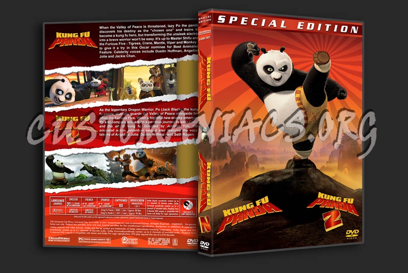 Kung Fu Panda Double Feature dvd cover