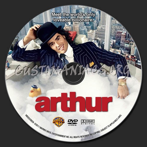 Arthur dvd label