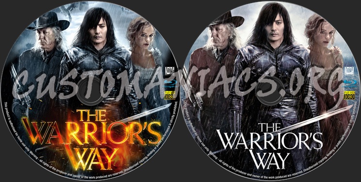 The Warriors Way blu-ray label