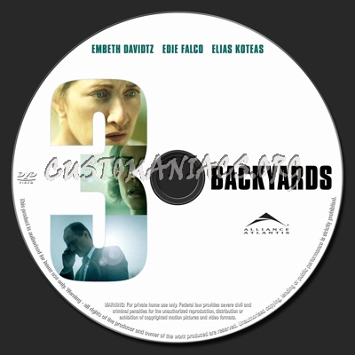 3 Backyards dvd label