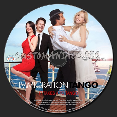 Immigration Tango dvd label