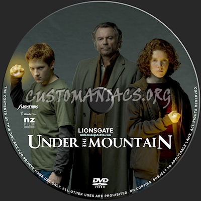 Under the Mountain dvd label