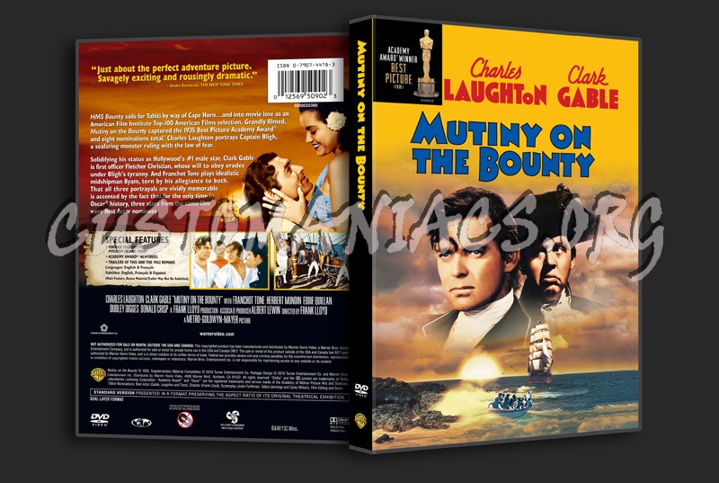 Mutiny on the Bounty dvd cover