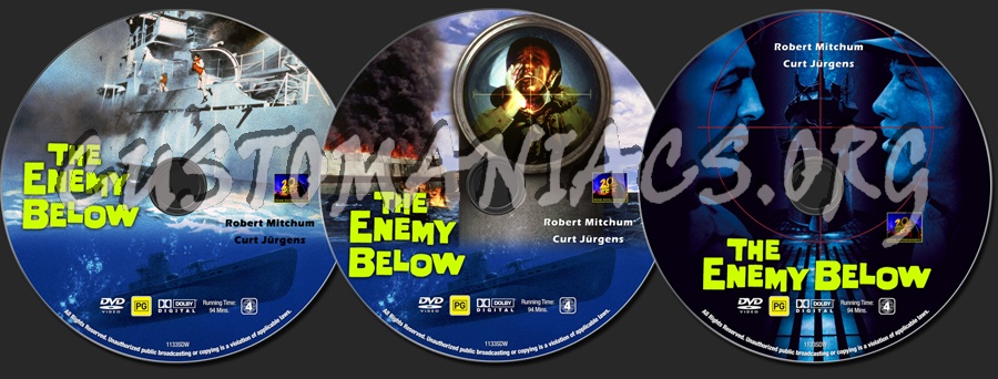 The Enemy Below dvd label - DVD Covers & Labels by Customaniacs, id ...