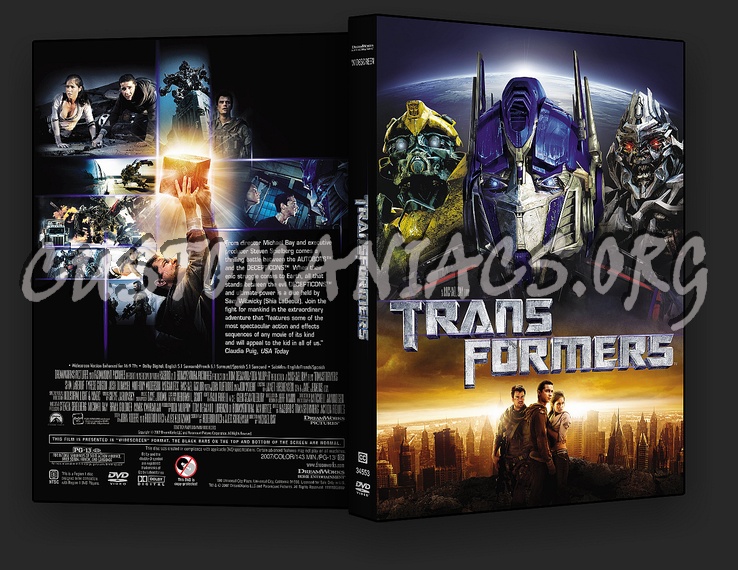 Transformers dvd cover