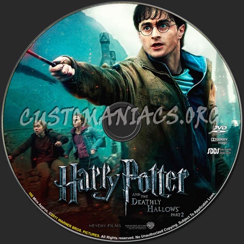 Harry Potter and the Deathly Hallows : Part 2 dvd label