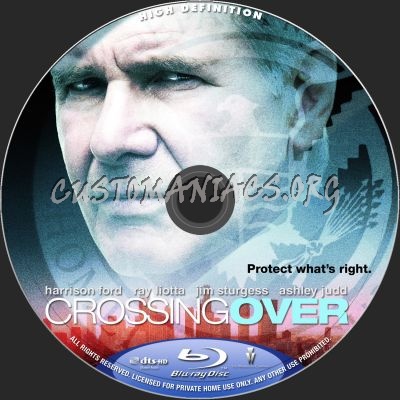 Crossing Over blu-ray label