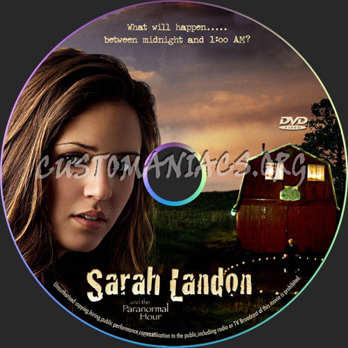 Sarah Landon and the Paranormal Hour dvd label