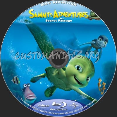 Sammy's Adventures The Secret Passage blu-ray label