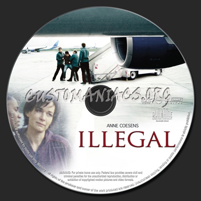 Illegal dvd label