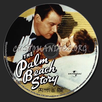 Palm Beach Story dvd label