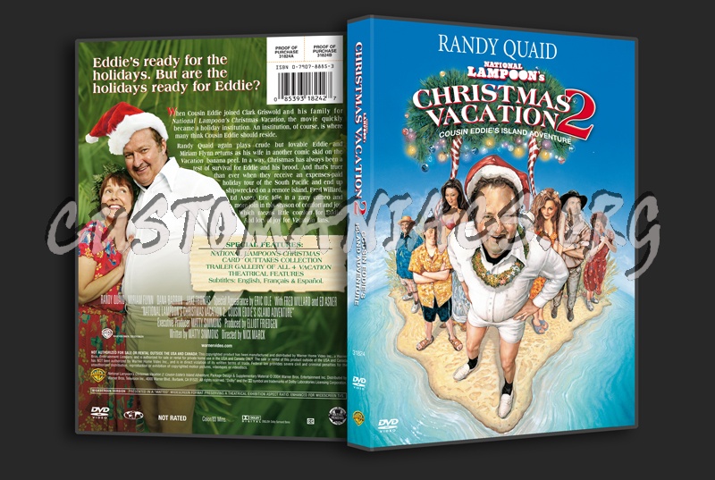 National Lampoon's Christmas Vacation 2 dvd cover DVD Covers & Labels