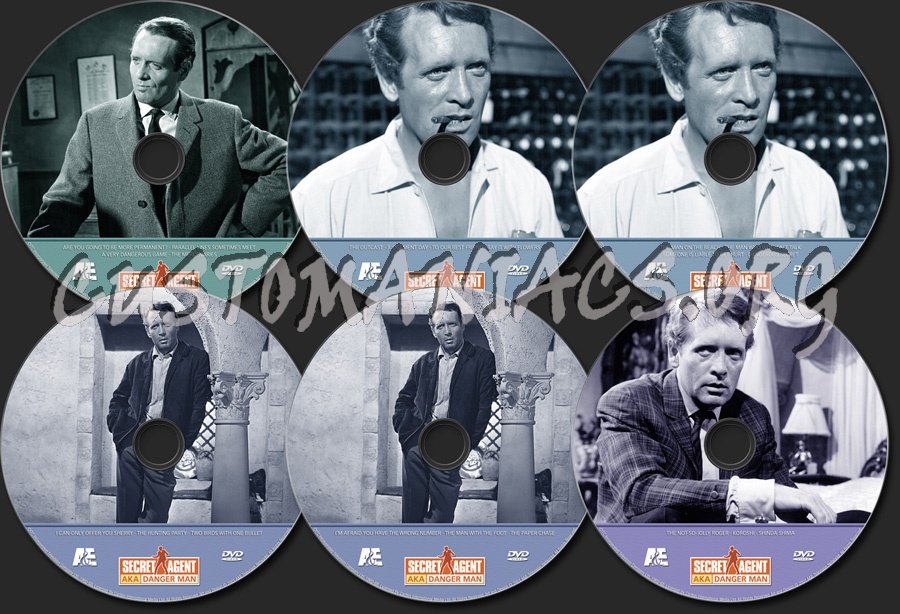 Secret Agent / Danger Man dvd label