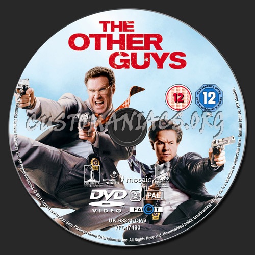 The Other Guys dvd label