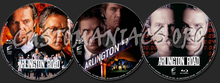 Arlington Road blu-ray label