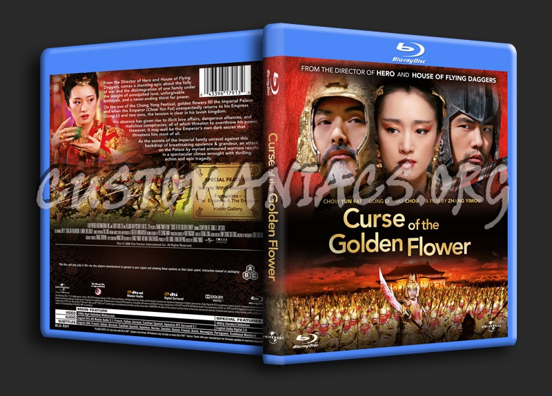 Curse Of The Golden Flower blu-ray cover