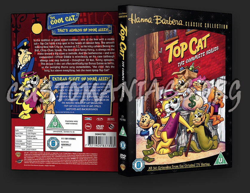 Top Cat The Complete Series dvd cover