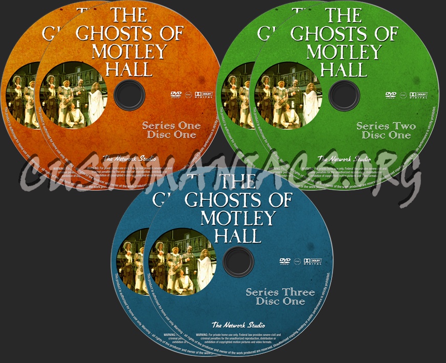 The Ghosts of Motley Hall dvd label