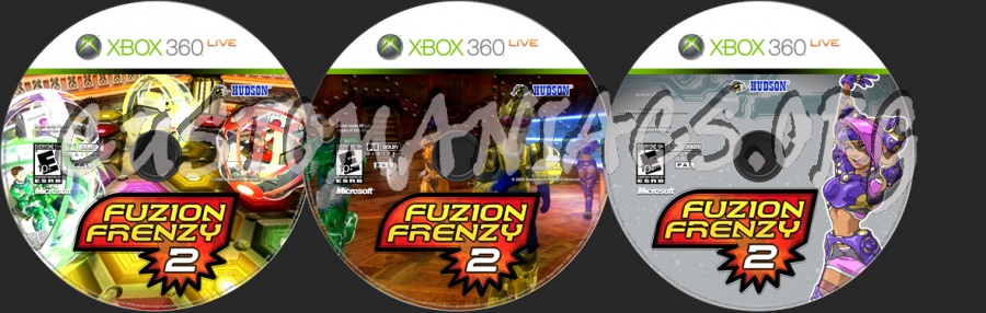 Fuzion Frenzy 2 dvd label