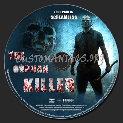 The Orphan Killer dvd label