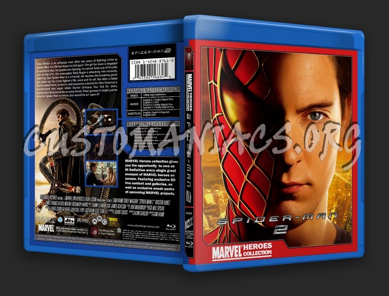 Marvel Heroes Collection: Spider-Man 2 blu-ray cover