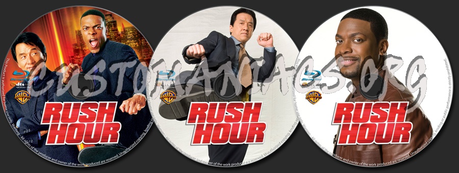 Rush Hour 1 blu-ray label