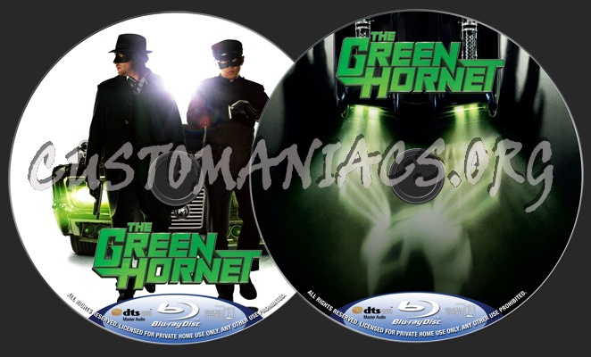 The Green Hornet blu-ray label