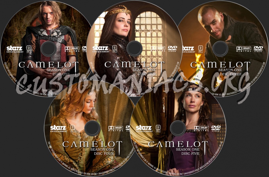 Camelot Season 1 dvd label