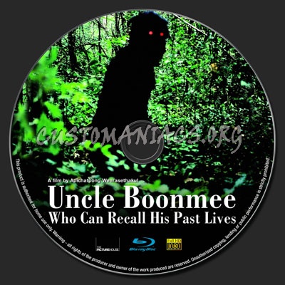 Uncle Boonmee Who Can Recall His Past Lives blu-ray label